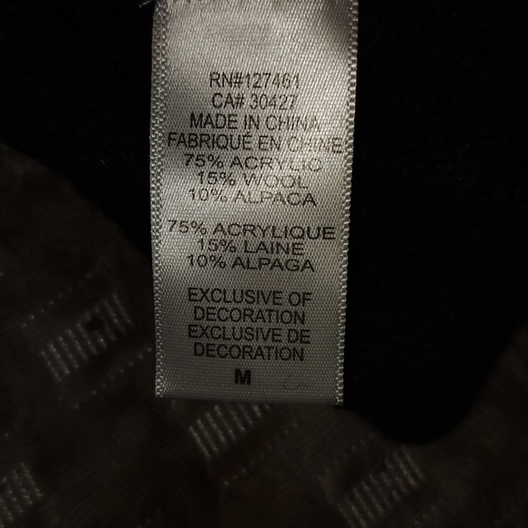 NWOT M Wildfox Bell Sleeved Sequined Cropped Wool Sweater - Picture 5 of 5